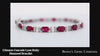 Crimson Cascade Luxe Ruby Diamond Bracelet