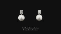 Pearl Illusion Diamond Earrings
