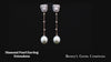 extension earring pearl diamond