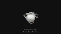 Pearl Swirl Diamond Ring