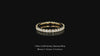 Yellow Gold Eternity Diamond Ring