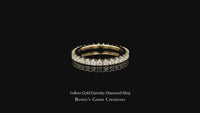 Yellow Gold Eternity Diamond Ring