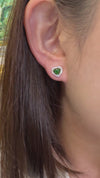 Classic Heart Jadeite Earrings