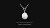 Simple White South Sea Pearl Pendant