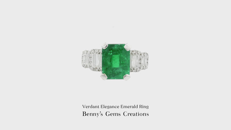 Verdant Elegance Emerald Ring