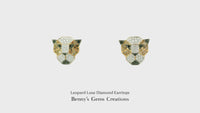 Leopard Luxe Diamond Earrings