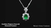 emerald pendant diamond elegance