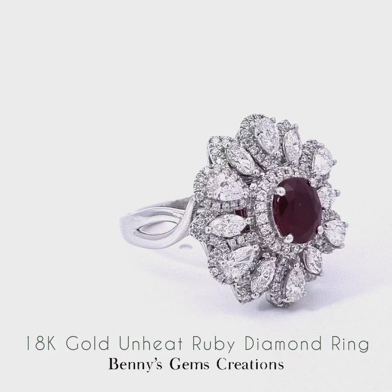 Her Royalness Ruby Diamond Dualwear Ring