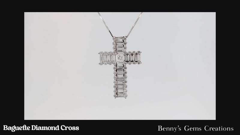 cross diamond pendant