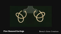 Flow Diamond Earrings