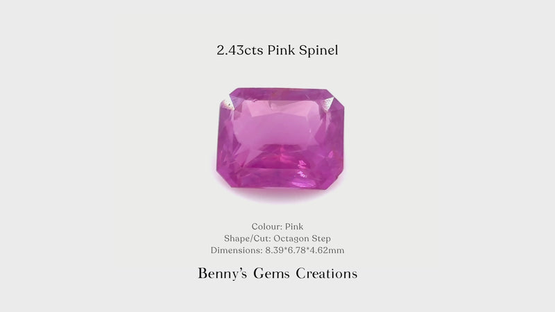 2.43cts Pink Spinel