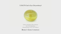 3.50CTS Cat's Eye Chrysoberyl
