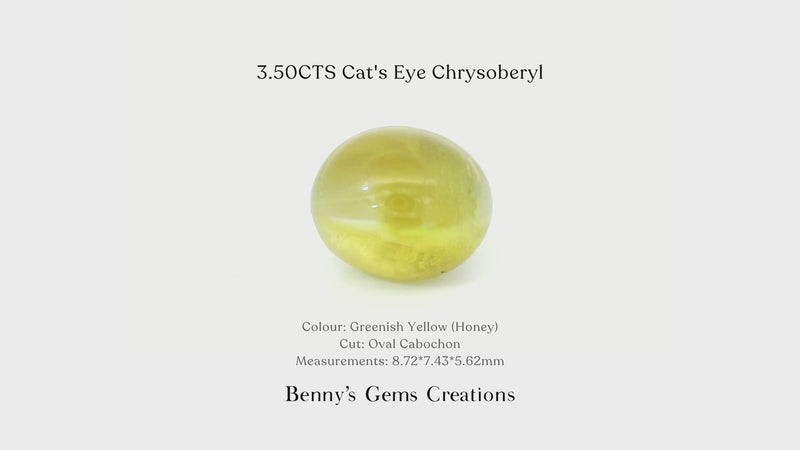 3.50CTS Cat's Eye Chrysoberyl