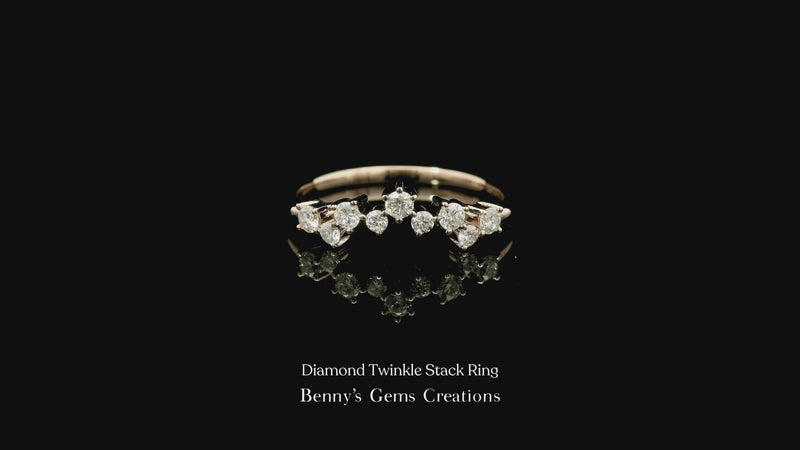 Diamond Twinkle Stack Ring