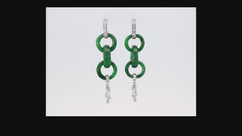 earring jadeite diamond links