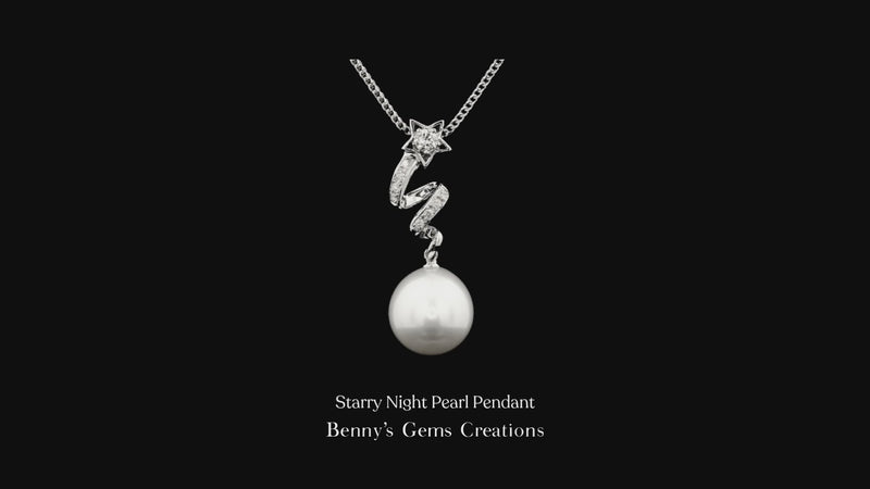 Starry Night Pearl Pendant