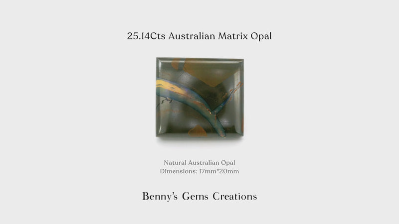 25.14Cts Australian Matrix Opal
