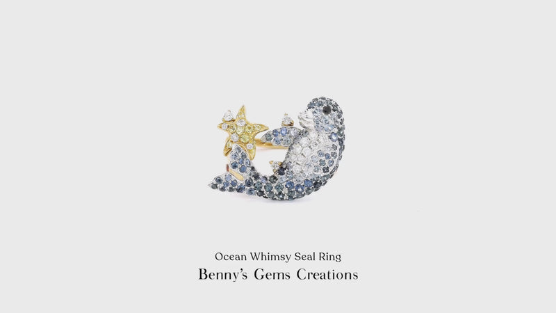 Ocean Whimsy Seal Ring