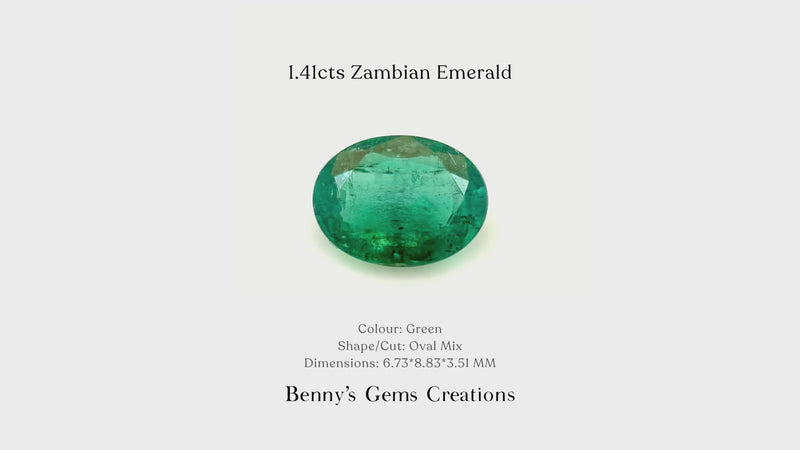 1.41cts Zambian Emerald