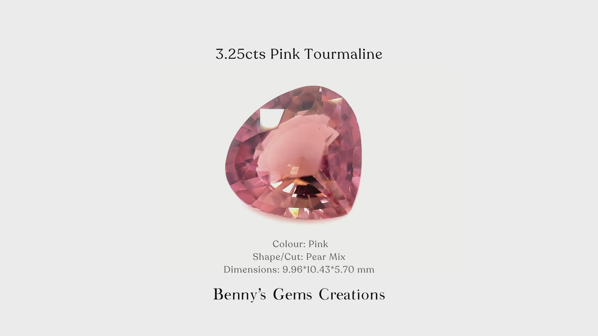 3.25cts Pink Tourmaline