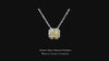 Cluster Yellow Diamond Necklace