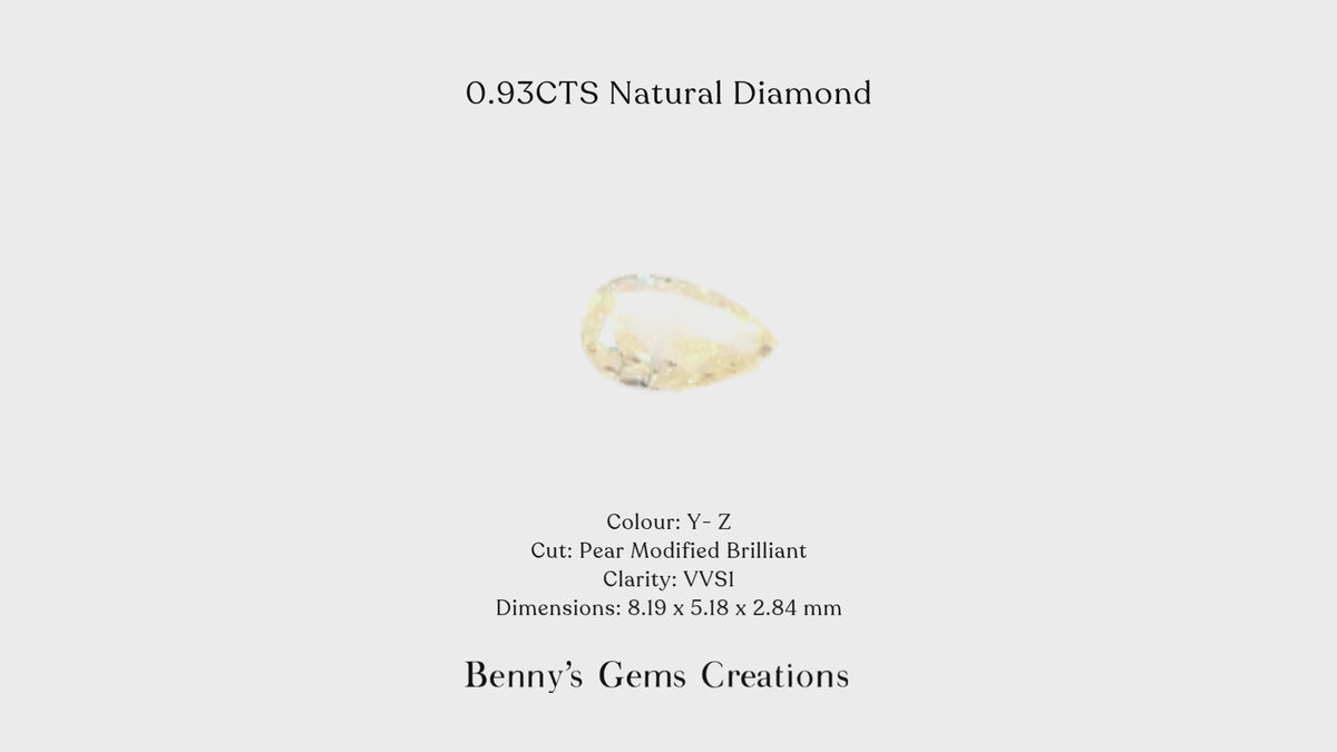 0.93cts natural diamond
