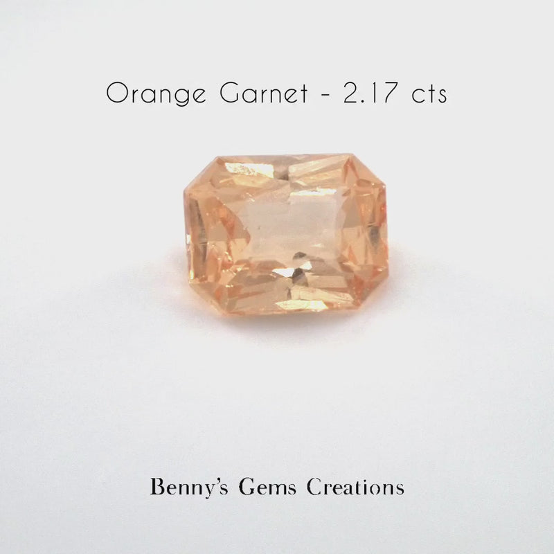 2.17CTS Orange Garnet