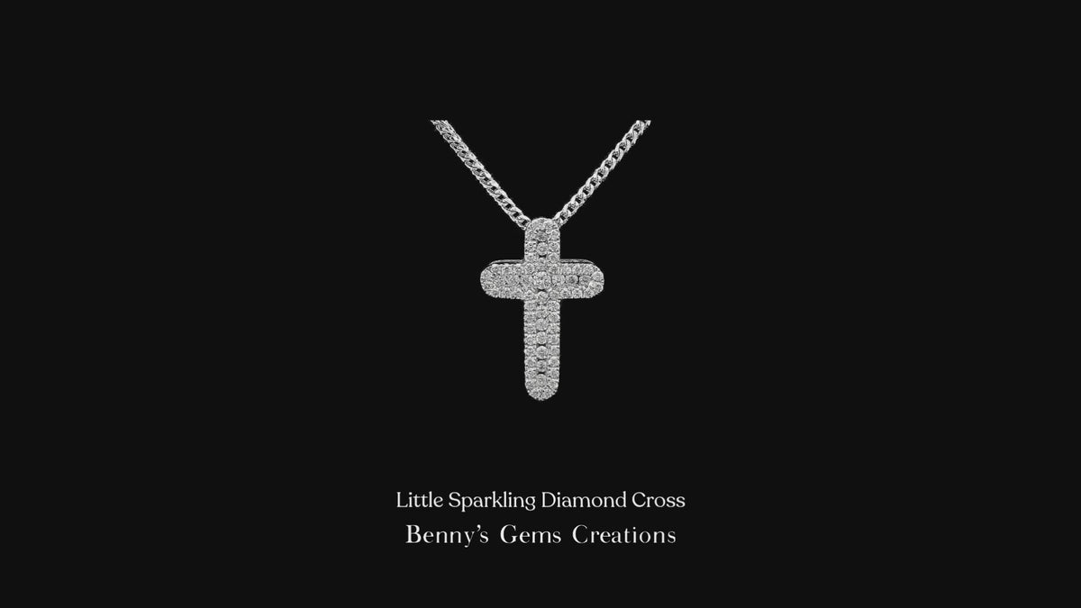 Little Sparkling Diamond Cross