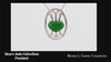 pendant jade cabochon diamond heart 