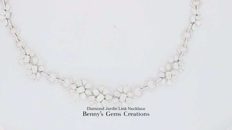 Diamond Jardin Link Necklace