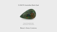 15.36CTS Australian Black Opal