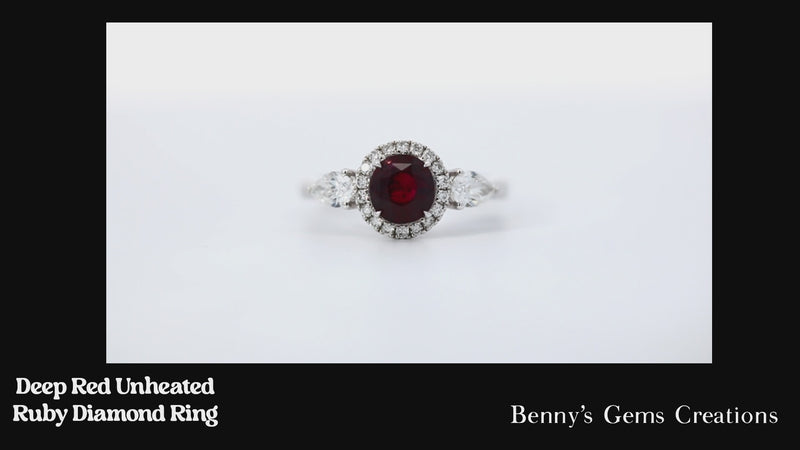 ruby diamond ring