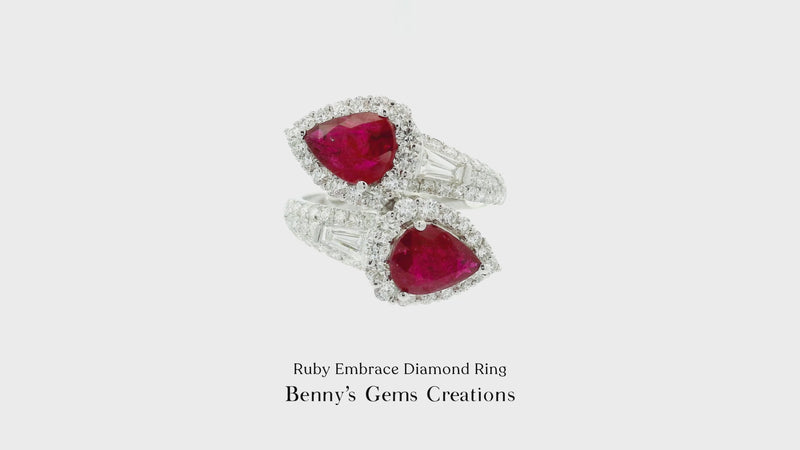 Ruby Embrace Diamond Ring
