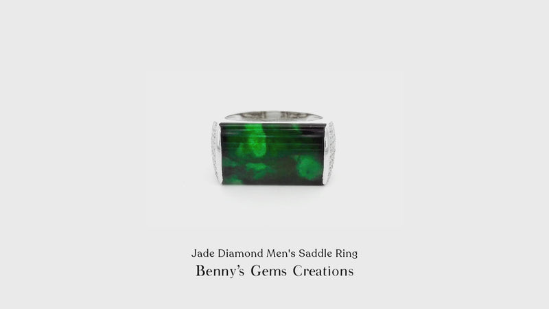 Men jade ring 
