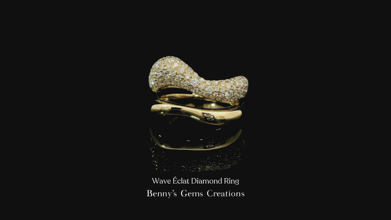 Wave Éclat Diamond Ring