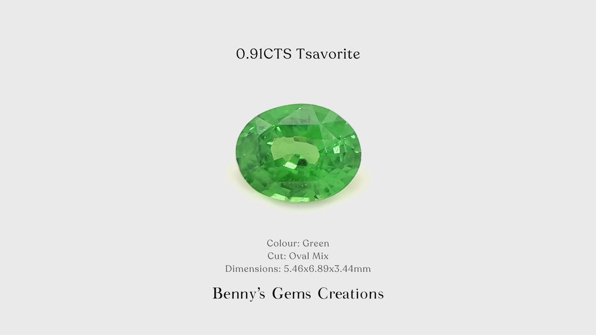 0.91CTS Tsavorite - Benny's Gems Creations

