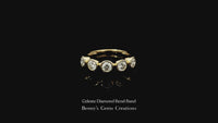Celeste Diamond Bezel Band