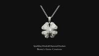 Sparkling Windmill Diamond Pendant