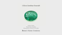 1.52cts Zambian Emerald