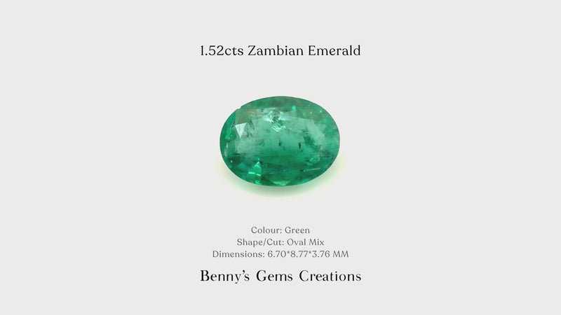 1.52cts Zambian Emerald