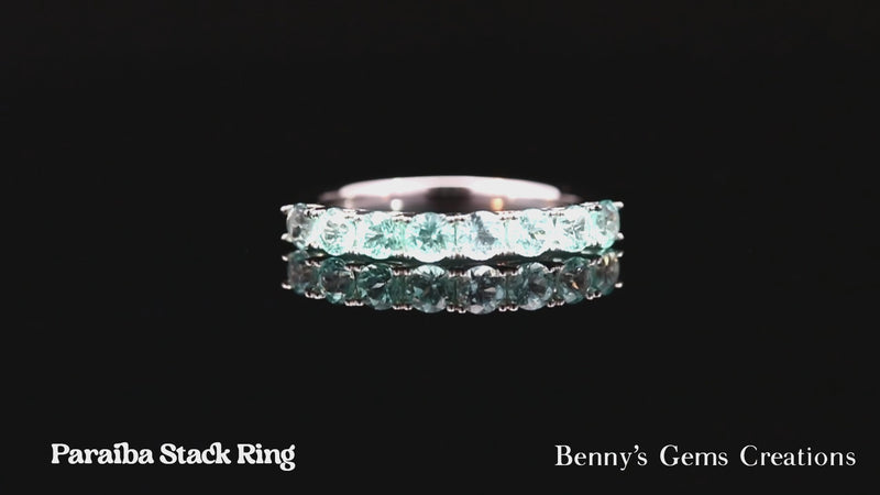 Paraiba Stack Ring