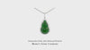 Guatemalan Hulu Jade Diamond Pendant