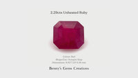 2.29cts Unheated Ruby