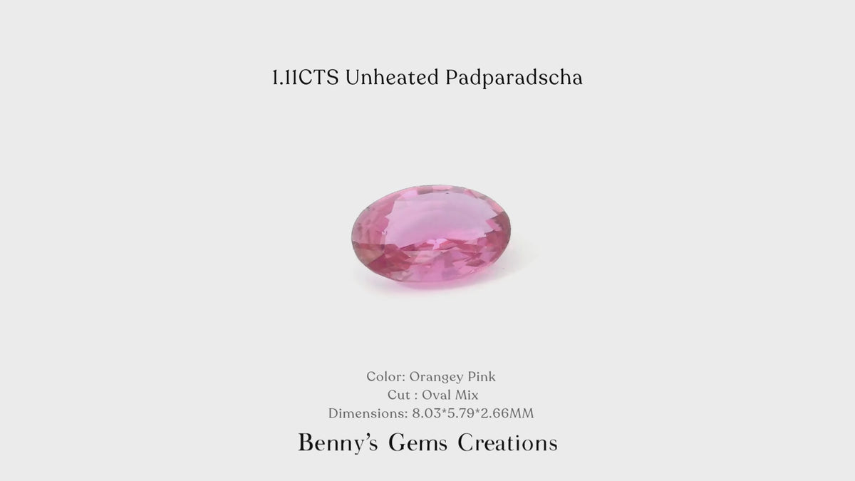 1.11CTS Unheated Padparadscha