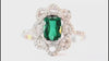 Charming Tourmaline Diamond Ring