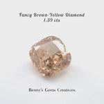 1.39CTS Fancy Brown Yellow Diamond