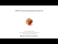 1.09CTS Unheated Padparadscha Step Cut