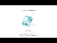 4.55CTS Aquamarine - Benny's Gems Creations
