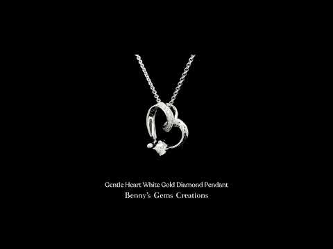 White Gold Diamond Pendant