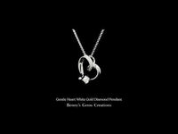 White Gold Diamond Pendant
